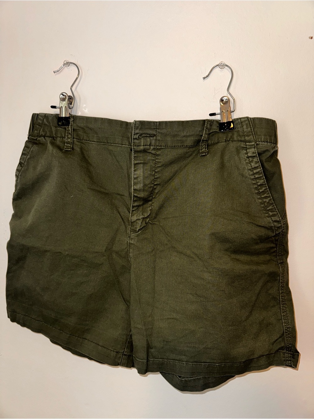 Old Navy Olive Green Women's Bermuda Shorts